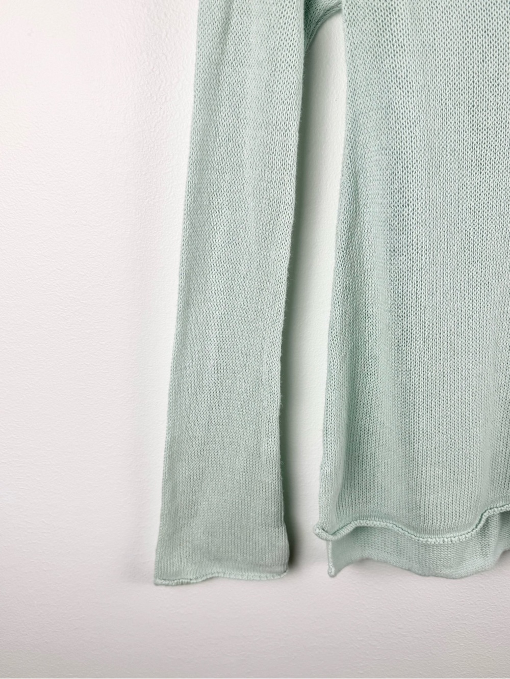 Moth ‘Mila’ Green Linen Blend Sweater Size M - Picture 2 of 15